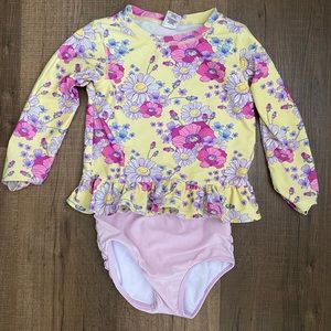 Rufflebutts 5t rash guard swimsuit